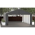 Shelterlogic ShelterTube Wind and Snow-Load Rated Garage, 20x27x12 Gray SQAADD0103C02002712